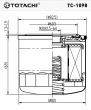 Фильтр масляный  TC-1098  TOTACHI (C902 JS)