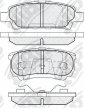 Колодки дисковые PN3502 NiBK