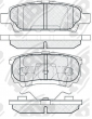 Колодки дисковые PN3502   NiBK