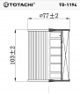 Вставка масляная  TO-1194  TOTACHI  (OE206J)