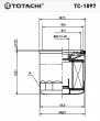 Фильтр масляный  TC-1097  TOTACHI (C901/C224 JS)