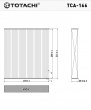 Фильтр салонный   TCA-166  TOTACHI (AC108 JS)