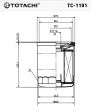 Фильтр масляный  TC-1101  TOTACHI (C933 JS)
