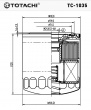 Фильтр масляный  TC-1035  TOTACHI (C115 JS)