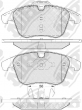 Колодки дисковые PN0462W     NiBK