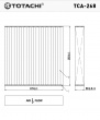 Фильтр салонный   TCA-268  TOTACHI (AC29001 JS)