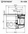 Фильтр масляный  TC-1328  TOTACHI (C22240 Sakura)