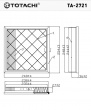 Фильтр воздушный  TA-2721  TOTACHI (A0460 JS)