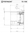 Фильтр масляный  TC-1100  TOTACHI (C932 JS)