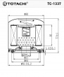 Фильтр масляный  TC-1337  TOTACHI (C304 JS)