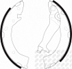 Колодки барабанные FN0609 NiBK