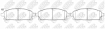Колодки дисковые PN2389/PN2488/PN2531 NiBK