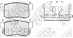 Колодки дисковые PN8807 NiBK