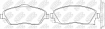 Колодки дисковые PN0361 NiBK