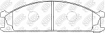 Колодки дисковые PN2344/PN2137/PN2320 NiBK