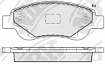 Колодки дисковые PN1841 NiBK