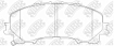 Колодки дисковые PN2808 NiBK