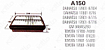 Фильтр воздушный  A150  KITTO