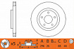 Диск тормозной  RN1303  NIBK