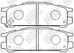 Колодки дисковые PN7249    NiBK