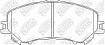 Колодки дисковые PN2804 NiBK