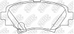 Колодки дисковые PN25004 NiBK