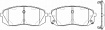 Колодки тормозные дисковые FP1295 FIT (PN0052)