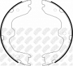 Колодки барабанные FN0643 NiBK