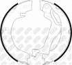 Колодки барабанные FN0648 NiBK