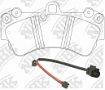 Колодки дисковые PN0345W NiBK