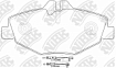 Колодки дисковые PN0342W NiBK