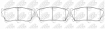 Колодки дисковые PN2226/PN2410/PN2375 NiBK