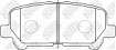 Колодки дисковые PN28002 NiBK