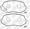 Колодки дисковые PN3514 NiBK