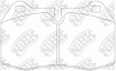 Колодки дисковые PN0165 NiBK