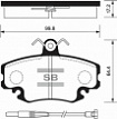 Колодки тормозные передние SP1243 Sangsin brake