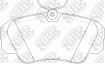 Колодки дисковые PN0022 NiBK