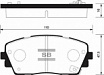 Колодки тормозные передние SP1405 Sangsin brake