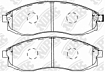 Колодки дисковые PN2824/PK2824 NiBK