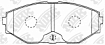 Колодки дисковые PN2261 NiBK